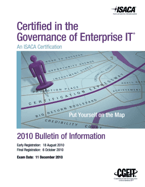 CGEIT Exam Registration Form