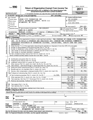 Form 990 2011