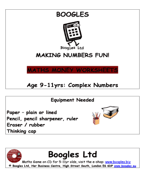 Maths Money Worksheets