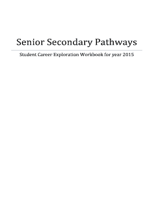 Student Career Exploration Workbook