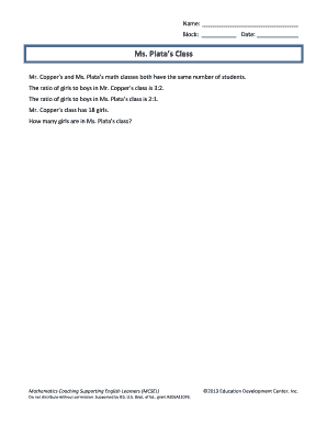 Math Problem Worksheet