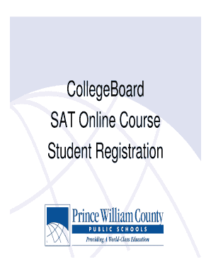 SAT Online Course Student Registration