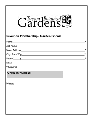 Groupon Membership Application