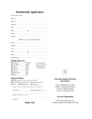 Membership Application