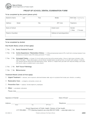 Illinois Kindergarten Registration Form