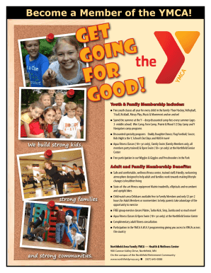 YMCA Membership Application Form