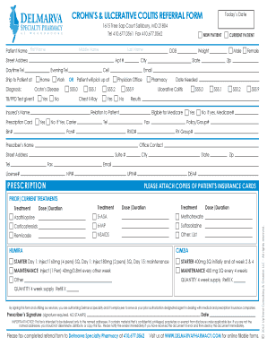 Crohn's & Ulcerative Colitis Referral Form