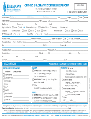 Crohn's & Ulcerative Colitis Referral Form