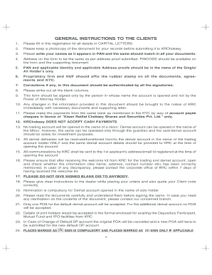 KRC Client Registration Form
