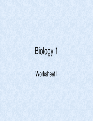 Biology Worksheet on Thermodynamics and Energy