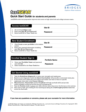 testGEAR Quick Start Guide