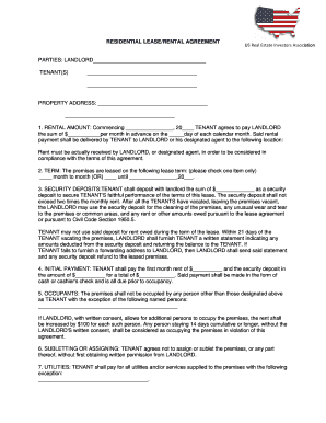 Residential Lease Agreement