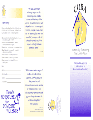 CORA Donation and Information Request Form