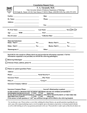 Consultation Request Form