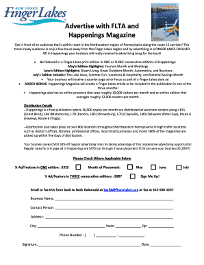 Finger Lakes Advertising Form