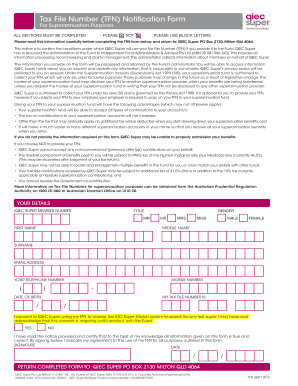 Tax File Number Declaration Form