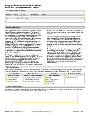 Wells Fargo Compass Advisory Program Agreement