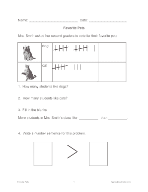 Favorite Pets Voting Form