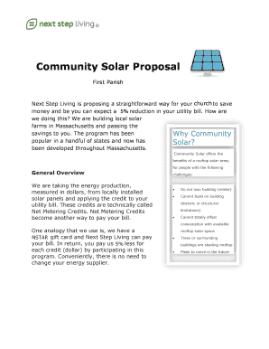 Community Solar Proposal