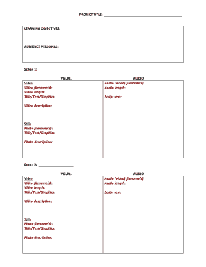 Video Production Project Plan Template