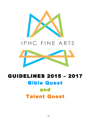Bible Quest - Fill and Sign Printable Template Online