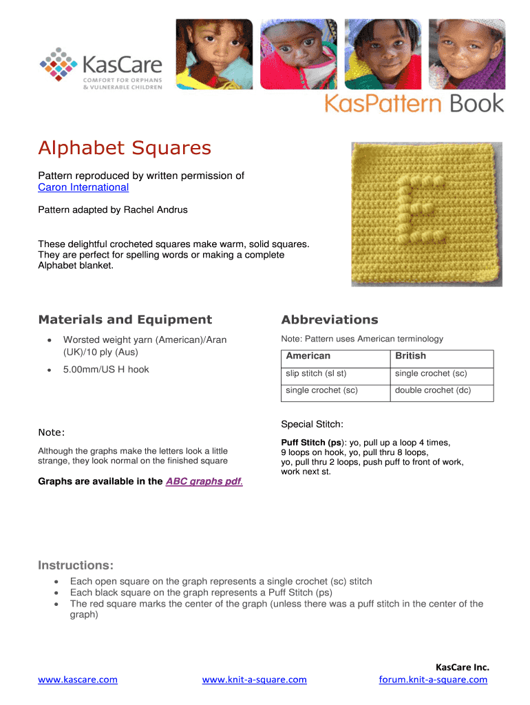 Fillable Online Alphabet Squares Fax Email Print - pdfFiller