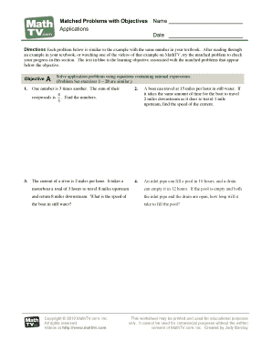 Matched Problems with Objectives