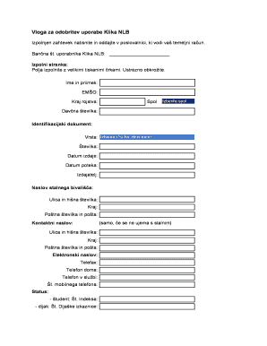 Application for Klik NLB Digital Certificate