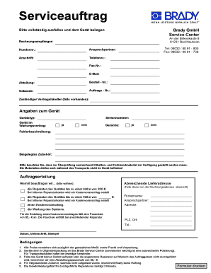 Serviceauftrag