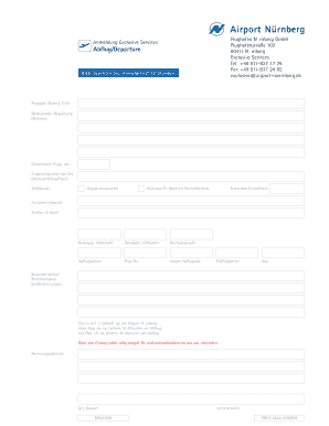 Anmeldung Exclusive Services