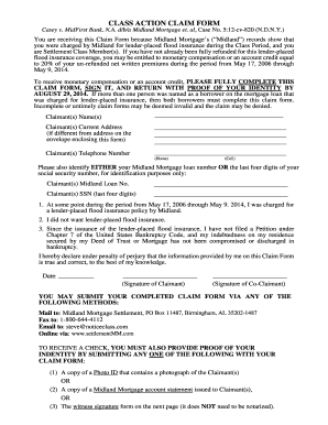 CLAIM FORM