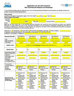 Aircraft Insurance Application