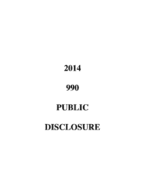 IRS Form 990 2014