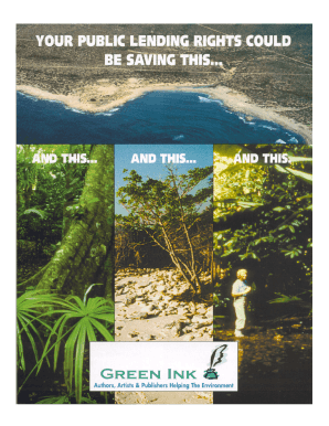 Green Ink brochure - World Land Trust - worldlandtrust