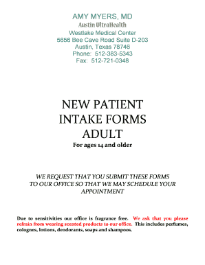 New Patient Intake Form