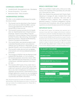 Cyber Liability & Privacy Protection Insurance Offer
