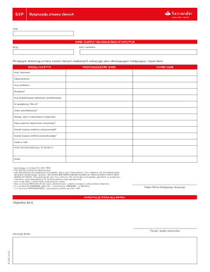 Client Data Change Request Form