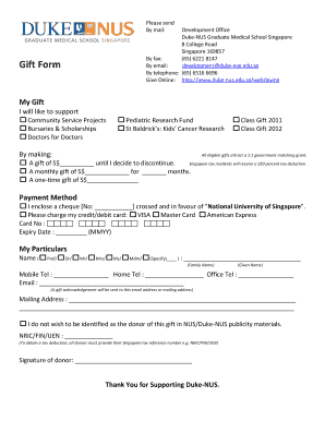 Donation Form