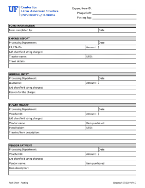 Expense Report Form