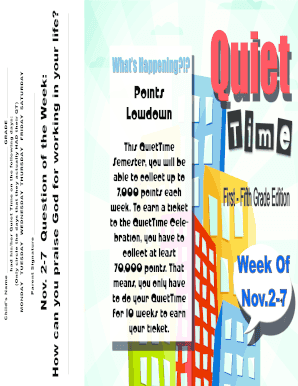 QuietTime Points Tracker