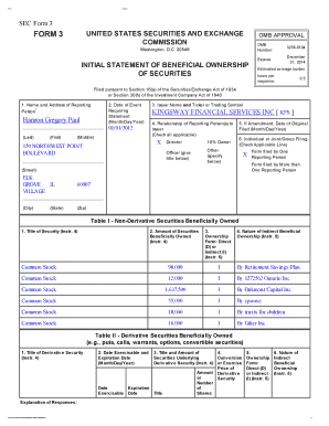 SEC Form 3 - Beneficial Ownership