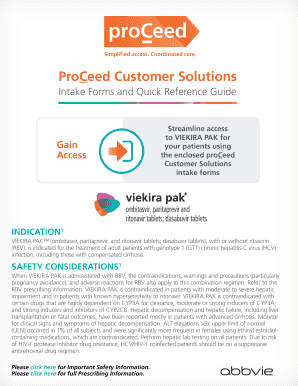 ProCeed Patient Support Program Authorization Form