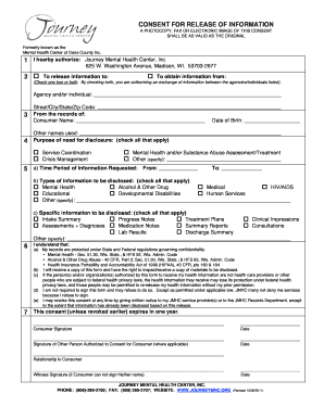 Consent for Release of Information