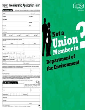 NIPSA Membership Application Form