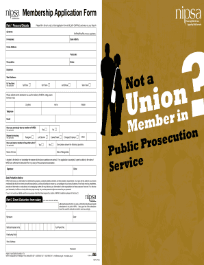 NIPSA Membership Application Form