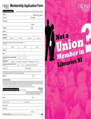 NIPSA Membership Application Form