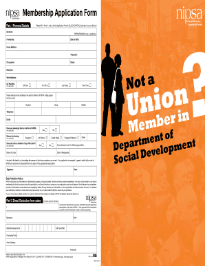 NIPSA Membership Application Form