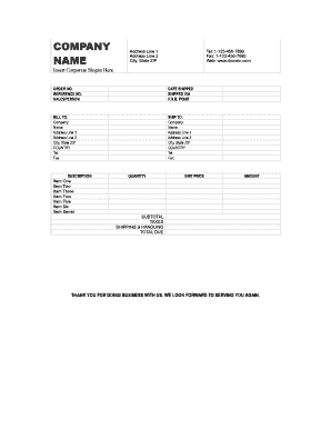 Invoice Template