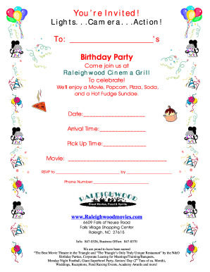 Birthday Party Invitation