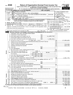Form 990 Return of Organization Exempt From Income Tax